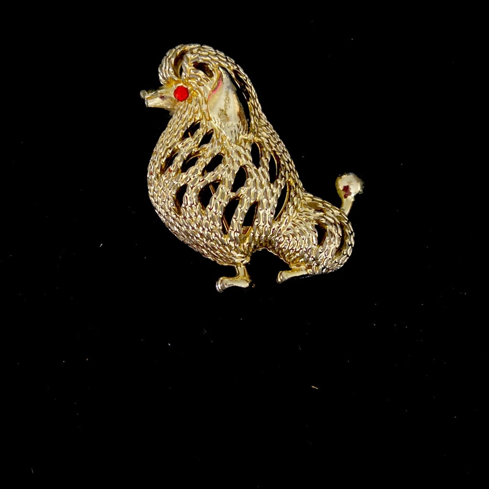 Sarah Coventry Poodle pin